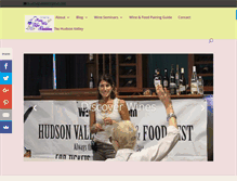 Tablet Screenshot of hudsonvalleywinegoddess.com